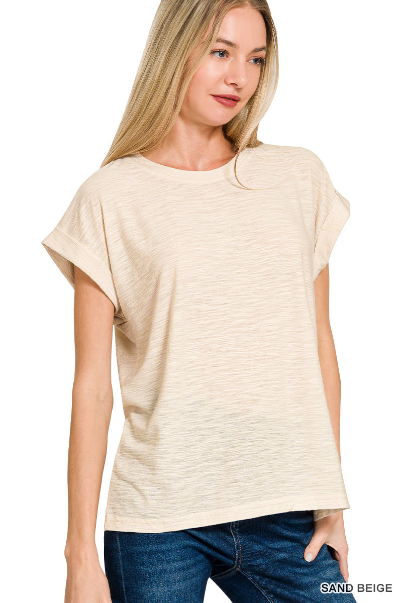 The Michaela Top in Sand