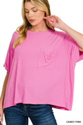 The Kylee Top in Candy Pink