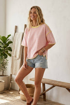 Golden Hour Stripe Tee