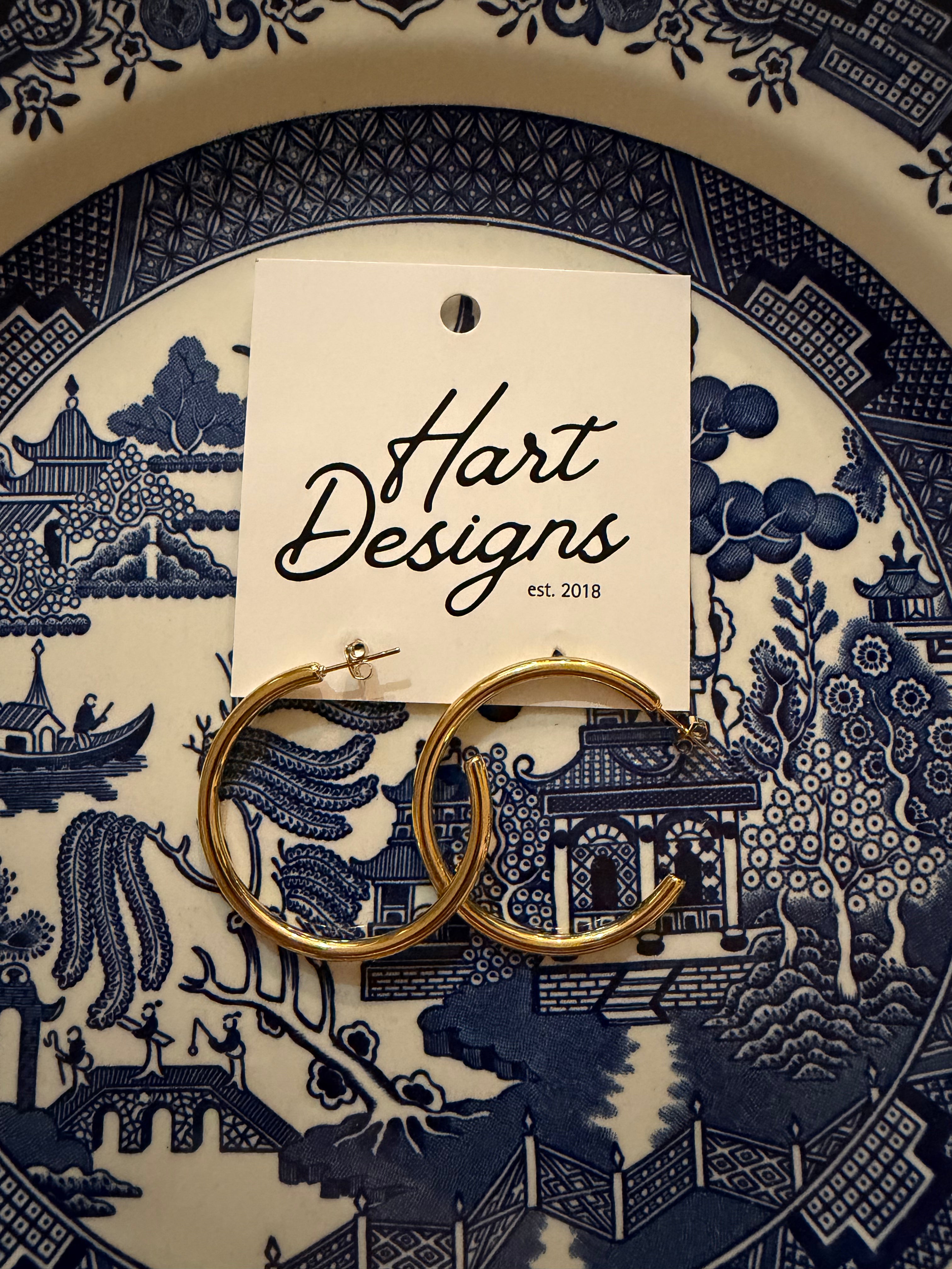 Timeless Gold Hoops