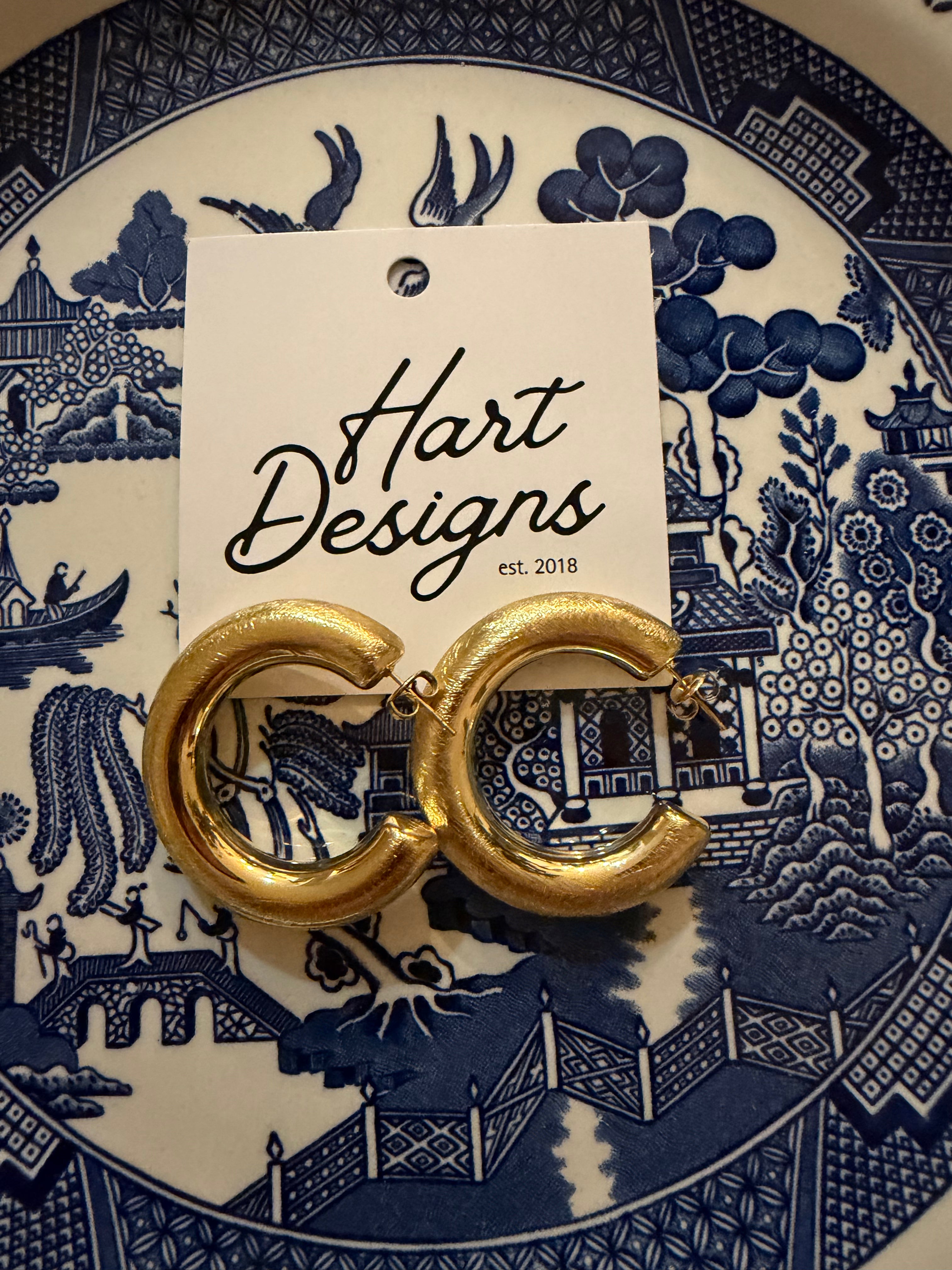 Timeless Gold Hoops